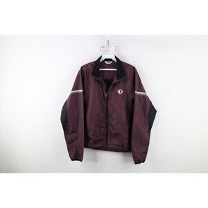 Vintage 90s Pearl Izumi Womens Medium Reflective Full Zip Bicycle Cycling Jacket
